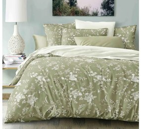 Pamut ágyneműhuzat ROSENTYNE zöld Ágyneműhuzat mérete: 70 x 90 cm | 140 x 200 cm