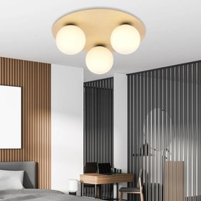 Emibig modern skandináv mennyezeti lámpa kenzo fehér barna emi1142/3b