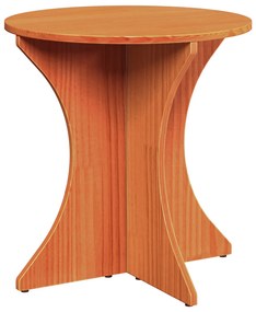 Dohányzóasztal 3 pcs Viaszbarna 46 x 46 x 47 cm Tömör fenyőfa