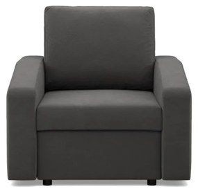 Zeus fotel, döntött kartámasz, szövet anyag, bonell töltet, szürke