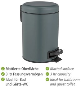 Acél pedálos szemetes 3 l Leman – Wenko