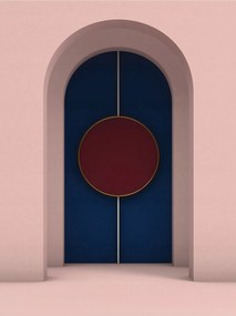 Fotótapéta Ív Geometria Rózsa vinil Absztrakt 184x254 +ragasztó