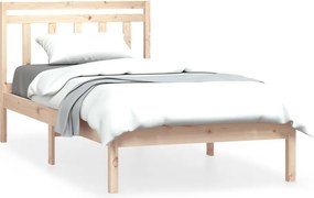 vidaXL tömör fenyőfa ágykeret 100 x 200 cm