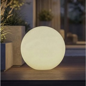 Kanlux 45933 - STONO kültéri lámpa 1xE27/20W/230V Ø 50 cm IP65 fehér