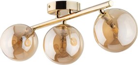 TK LIGHTING 5418 ESTERA Glamour Mennyezeti Lámpa Borostyán, Arany G9 IP20