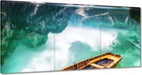 Képek 180x90 Csónak a hegyi tavon