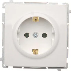 Kontakt Simon Egyfiókos Fali Aljzat Schuko Földeléssel Fehér BMGSZ1.01/11