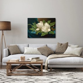 Kép - Martin Johnson Heade, Giant Magnolias on a Blue Velvet Cloth, reprodukciók (70x50 cm)