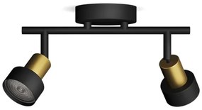 Philips - Spotlámpa CONDUIT 2xGU10/5W/230V fekete/réz