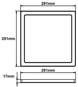 Globo 12380-24B - LED Mennyezeti lámpa LASSE LED/24W/230V 3000/4000/6500K fekete