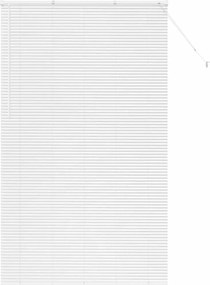 vidaXL Zsalugáter Redőnyök Fehér 220 x 125 cm Alumínium