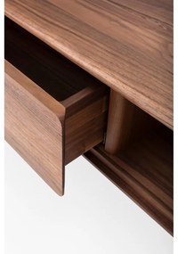 Barna tölgyfa TV-állvány 220x45x45 cm Fawn – Gazzda