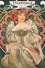 Plakát F. Champenois, Alphonse Mucha