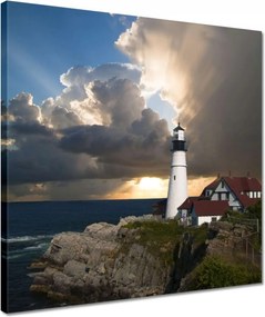 Vászonkép 40x40 Világítótorony Tenger