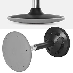 Irodai szék, ergonomikus szék, 56-81 cm magasságban állítható, fekete