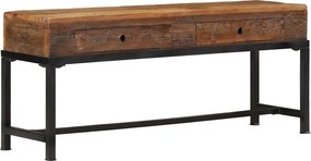 vidaXL tömör újrahasznosított fa TV-szekrény 110 x 30 x 46 cm