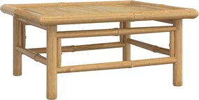 vidaXL bambusz kerti asztal 65 x 55 x 30 cm