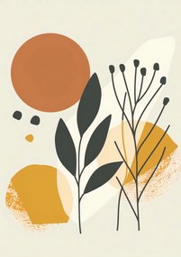 Poszter 21x29,7cm Botanikus nyomás