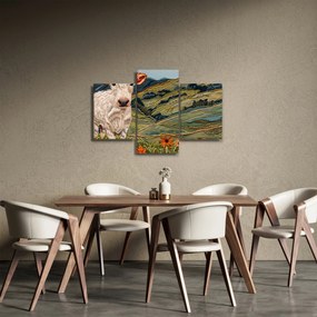 Kép - Kötött motívum utánzata (90x60 cm)