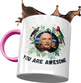 Rózsaszín Janusz Corwin Mikke Bögre Ajándék Nyomtatott Fotóval