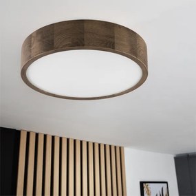 Brilagi - LED mennyezeti lámpa CARVALHO 2xE27/60W/230V tölgy-dió, Ø 37 cm