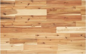 vidaXL olajbevonatú tömör akácfa fürdőszobapult 100 x 50 x 2 cm