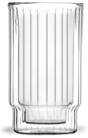 2 db-os duplafalú pohár készlet, 300 ml - Vialli Design