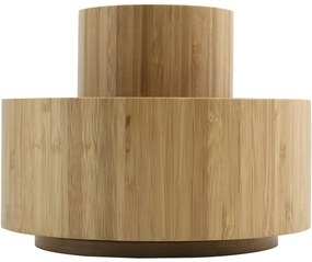 MSV Bambusz forgó kozmetikai tároló Isalys 20 x15,3 cm