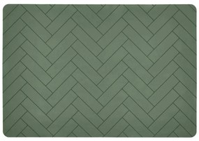 Tiles zöld szilikon tányéralátét, 33 x 48 cm - Södahl