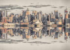 Poszter 84x59,5cm Panorámás kilátás Alsó-Manhattan panorámájára, Assaf F