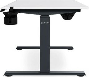 Elektromos íróasztal magasságállítással ergonomikus antracit-fehér, 1400x700 mm: ARIA
