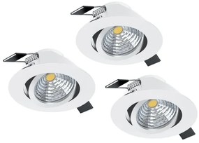 Eglo 33391 - KÉSZLET 3xLED Dimmelhető lámpa SALICETO 3xLED/6W/230V fehér