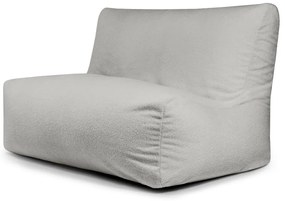 Világosszürke buklé babzsákfotel Sofa Seat Lounge – SLOWDOWN