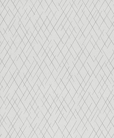 Világosszürke színű tapéta geometrikus mintával