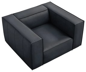 Sötétkék bőr fotel Madame – Windsor &amp; Co Sofas