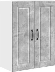 vidaXL Konyhaszekrény polcokkal Beton Szürke 60 x 31 x 80 cm Faanyag
