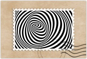 Poszterek 120x80 Absztrakt fekete-fehér