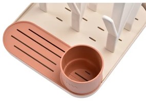 Beaba - Cumisüveg szárítóállvány bézs/narancs