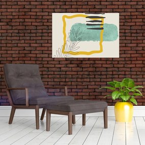 Kép - Absztrakt lapok N⁰2 (90x60 cm)