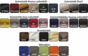 Klub fotel, kék anyag, CUBA