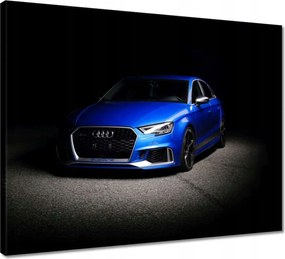 Vászonkép 50x40 Kék Audi Quattro
