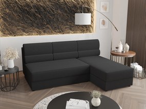 Sarok ülőgarnitúra Radiant L1 (fekete) (J). 1057431