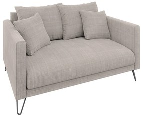 Világosbarna zsenília kanapé 140 cm Freya – Ropez