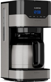 Klarstein Arabica 1.2, kávéfőző, 1.2 l, EasyTouch Control, ezüst/fekete