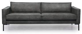 Rate sötétszürke műbőr kanapé, 216 cm - Scandic