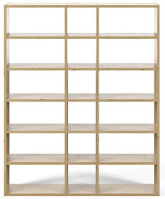 Pombal világosbarna könyvespolc, magasság 224 cm - TemaHome