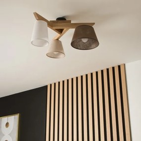 Fali lámpa ANTONIO 3xE14/40W/230V tölgy