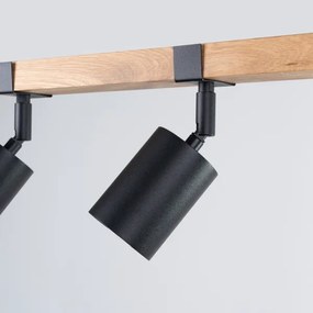 Sollux SL.1345 - Spotlámpa FAGER 3xGU10/10W/230V fekete