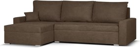MATT Kinyitható sarokkanapé Barna