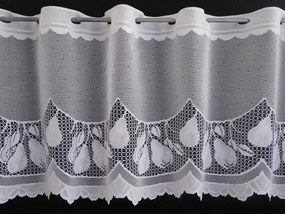 Mg Irigység jacquard 638/68 Fehér 350x50cm Gyümölcs M